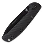 S.O.A. Apex Black Folding Pocket Knife