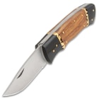 A side view of the pocket knife