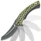 Black Ronin Hive Shuriken Assisted Opening Pocket Knife - Stainless Steel Blade, Non-Reflective, Double-Injected Handle, Pocket Clip