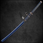 Shinwa Wellspring Handmade Tachi / Samurai Sword - Hand Forged Damascus Steel - Historical Katana Predecessor - Traditional Wooden Saya - Functional, Battle Ready, Full Tang 
