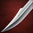 Honshu Spartan Sword And Sheath - D2 Tool Steel Blade, Grippy TPR Handle, Stainless Steel Guard - Length 23”