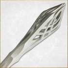 Close up image of the top part of the Gandalf the White Staff.