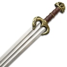 The hilt of the sword of Eomer is shown in this image.