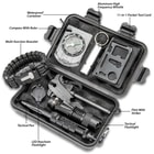 M48 Survival Kit - Weatherproof Padded Case, Flint And Striker, Keychain Light, Tactical Pen, Mini Flashlight, Multi-Function Paracord Bracelet
