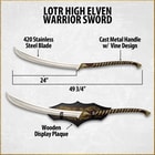 The Lord of the Rings High Elven Warrior Sword