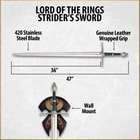 The Lord of the Rings Sword of Strider