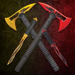 Iron Man Collectors Set - Includes Two Tomahawk Axes, Cyclone Boot Knife, Cyclone Dagger, Vortec Sheaths