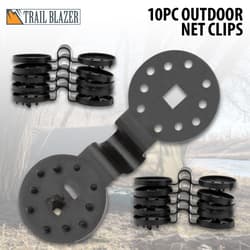 Trailblazer 10pc Outdoor Net Clips.