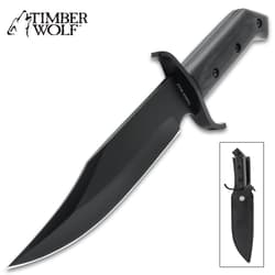 Buy Timber Wolf Elite Damascus & Bone Dagger Knife | CAESARS