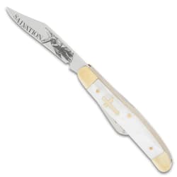 Christian Stockman Pocket Knife - Pearl Handle