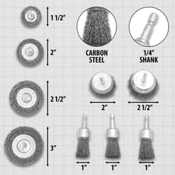 Showing the different sizes that come with the set.