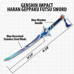 Dimensions of the sword.