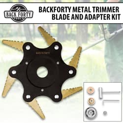 Backforty Metal Trimmer Blade and Adapter Kit