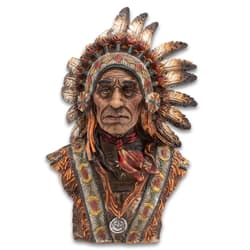 Indian Head Sculpture