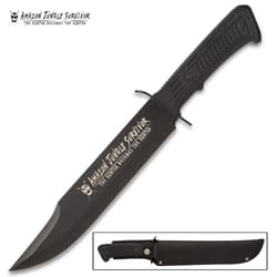 The Amazon Jungle Survivor Hunter Knife is ready to go wherever you go and face whatever you face!