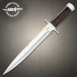 Gil Hibben Old West Toothpick Bowie Knife and Leather Sheath