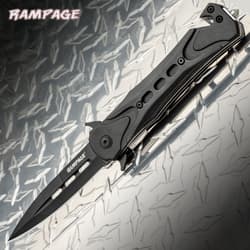 Full image of the Rampage Assisted Opening Folding Tactical Knife.