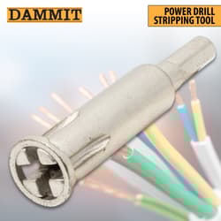 Dammit Power Drill Wire Stripping Tool