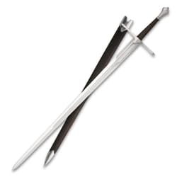 Long sword with a black scabbard