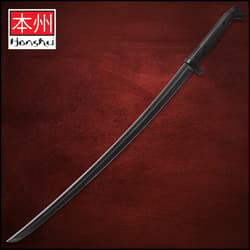 Honshu Practice Katana - One-Piece Polypropylene Construction, Textured Handle, Mimics Real Katana, For Training - Length 41”