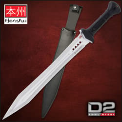 There is no better fusion of traditional ideals with modern innovation than the Honshu D2 Gladiator Sword