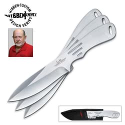 Gil Hibben Large Triple Throwing Knife Set