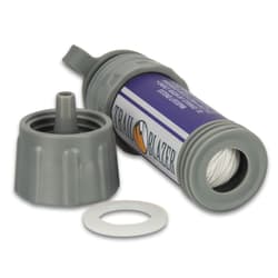 The medical grade filtration system, which has a hollow fiber UF membrane, will remove 99.99 percent of both bacteria and protozoa