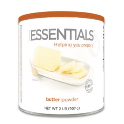 The powdered butter has a ten-year shelf-life