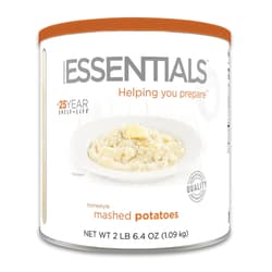 The mashed potatoes have a 25-year shelf-life