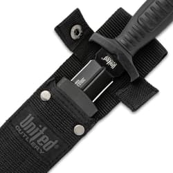 United Cutlery Commander Black Boot Knife and Shoulder Sheath