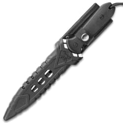 M48 Talon Dagger With Sheath - Cast Stainless Steel Blade, G10 Handle, Paracord Lanyard - Length 11 5/8”