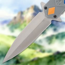 Zelda Pocket Knife blade close up
