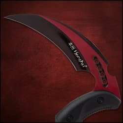 Honshu Red Kama blade close up