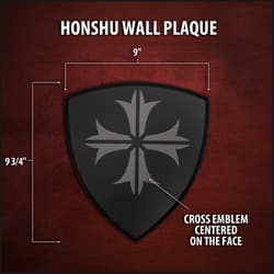 Honshu Black Wall Plaque specifications