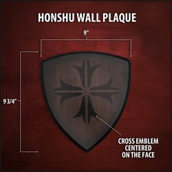 Brown Honshu Wall Plaque specifications