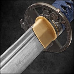 Shinwa Colossus Handmade Odachi / Giant Samurai Sword - Hand Forged Damascus Steel; Genuine Ray Skin; Dragon Tsuba - Functional, Full Tang, Battle Ready - 60”