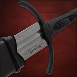 Honshu Single-Handed Damascus Sword close up