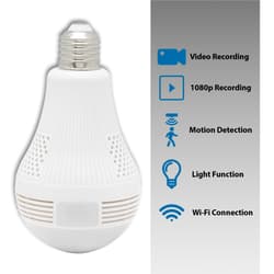 The light bulb smart camera with its list of features