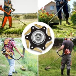 Backforty Metal Trimmer Blade and Adapter Kit in use