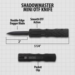 Details and features of the OTF Automatic Knife.