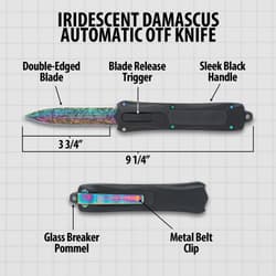 Details and features of the Automatic OTF Knife.