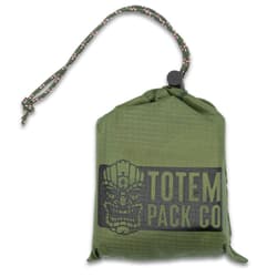 Full image of the Rain Poncho carrying bag.
