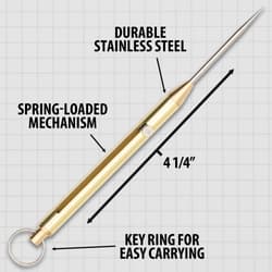 Gold Titanium Toothpick Specifications