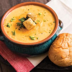 The Ready Hour Cheesy Broccoli Soup is perfect for kids since most kids are finicky when it comes to eating green vegetables