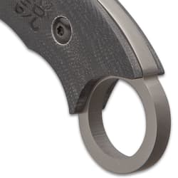 Shinwa Yaobai Ulu Knife And Sheath - 3Cr13 Stainless Steel Blade, Non-Reflective Finish, G10 Handle Scales - Length 7 3/4”