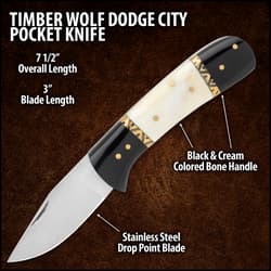 A close-up look at the blade and tang of the knife