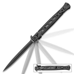 United Cutlery Rampage Black Assisted Opening Stiletto