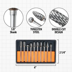 The specs and the features of the grinding head set