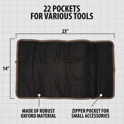 Details and features of the Rolling Utility Tool Bag.