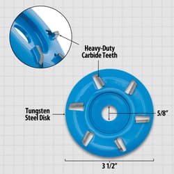 Details and features of the Wood Carving Disk.